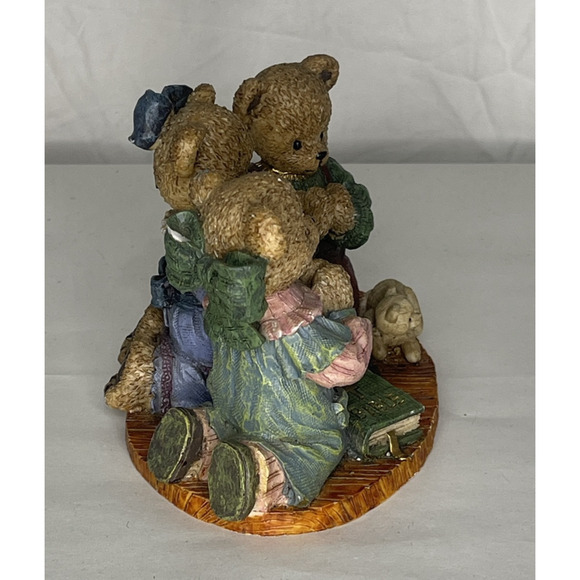 Youngs Berry Hill Bears Resin Figurine Prayer Christian Collectible Vintage 1997 - Picture 2 of 9